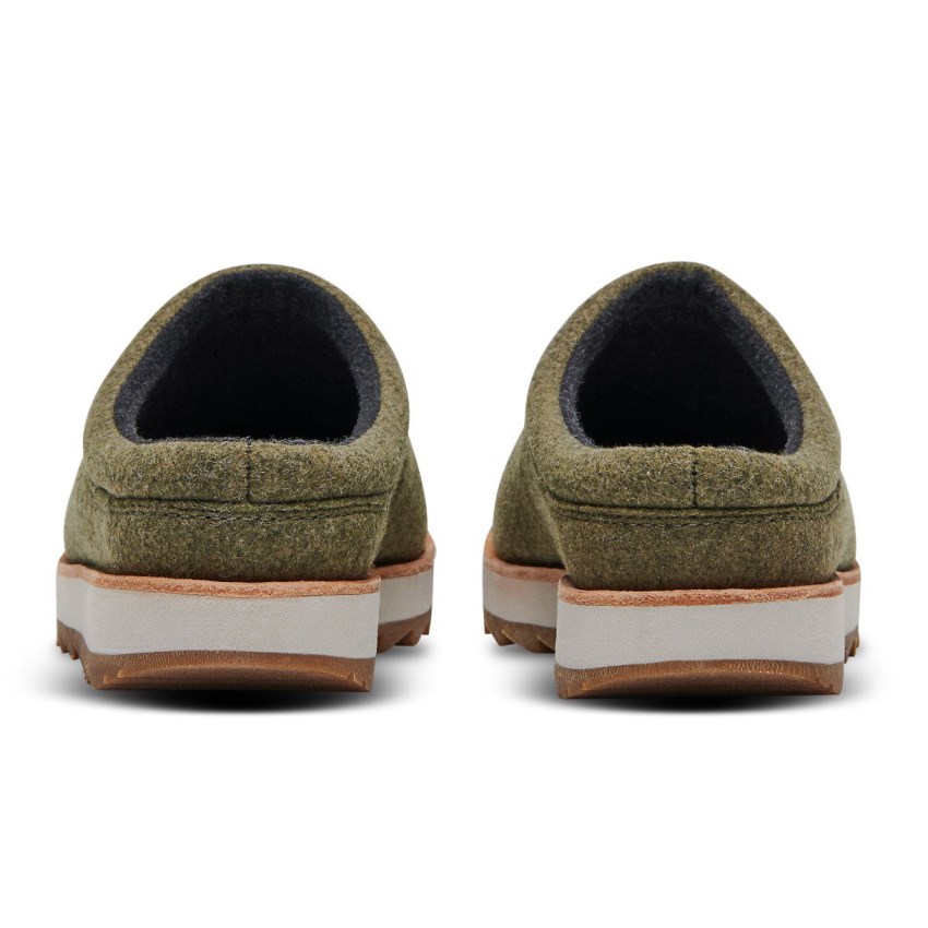 Sabots Merrell Juno Clog Wool Vert Olive Homme | K.N.KYIS